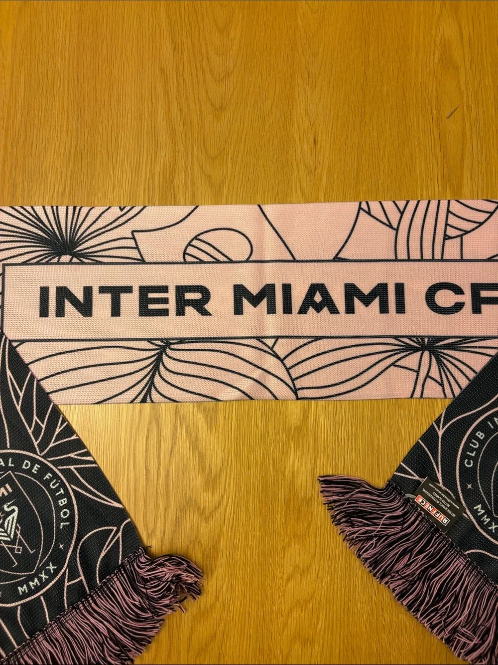 Inter Miami Pink & Black Supporter Scarf